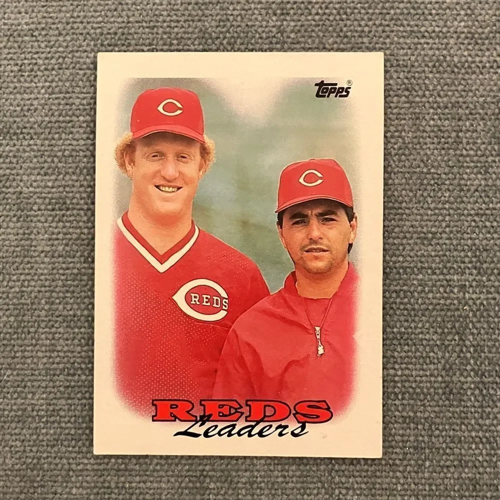 1988 Topps Cincinnati Reds Baseball Card Trading Card
